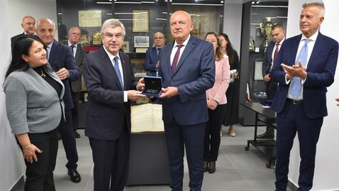  Томас Бах в НСА: Щастлив съм да се завърна в моя университет! 