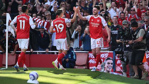 Рая и Райс отчаяха Нюкасъл и осигуриха на Арсенал участието в ШЛ и второто място