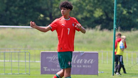 Кристиано-младши избухна с два гола за триумф на Португалия U15