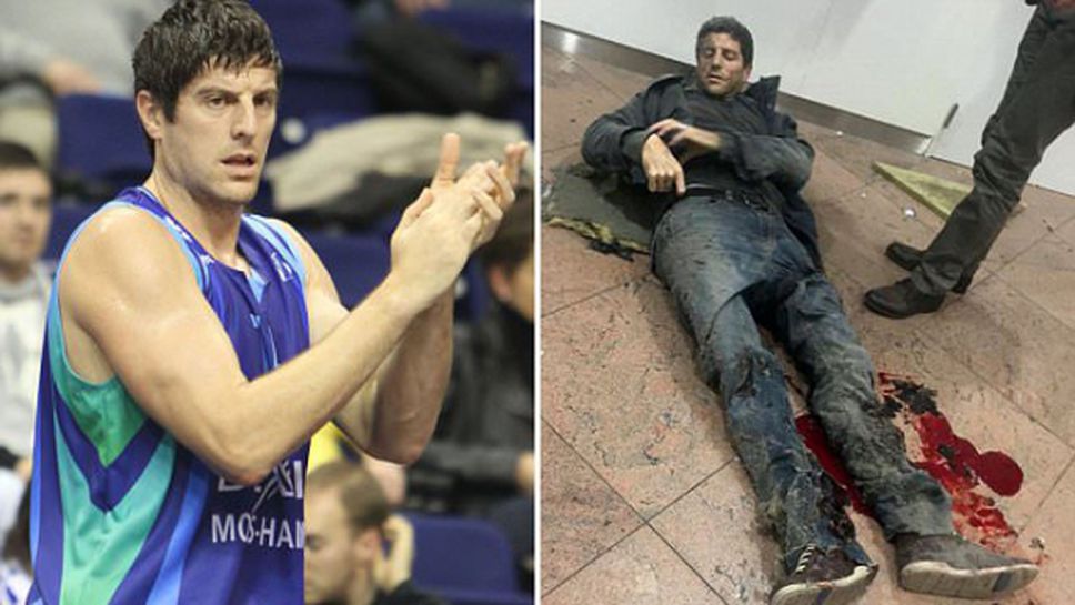 Баскетболист с две операции след взрива на летището