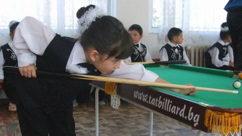 5-годишнa спечели първия турнир по билярд в детска градина