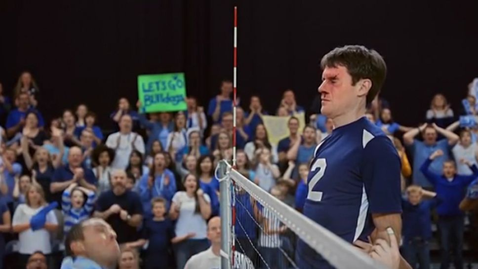 Смях в залата: Най-великата волейболна блокада (ВИДЕО)