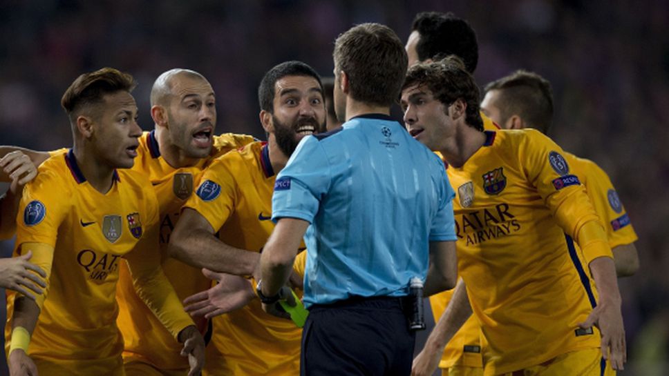 Рицоли си призна за дузпата на Барселона