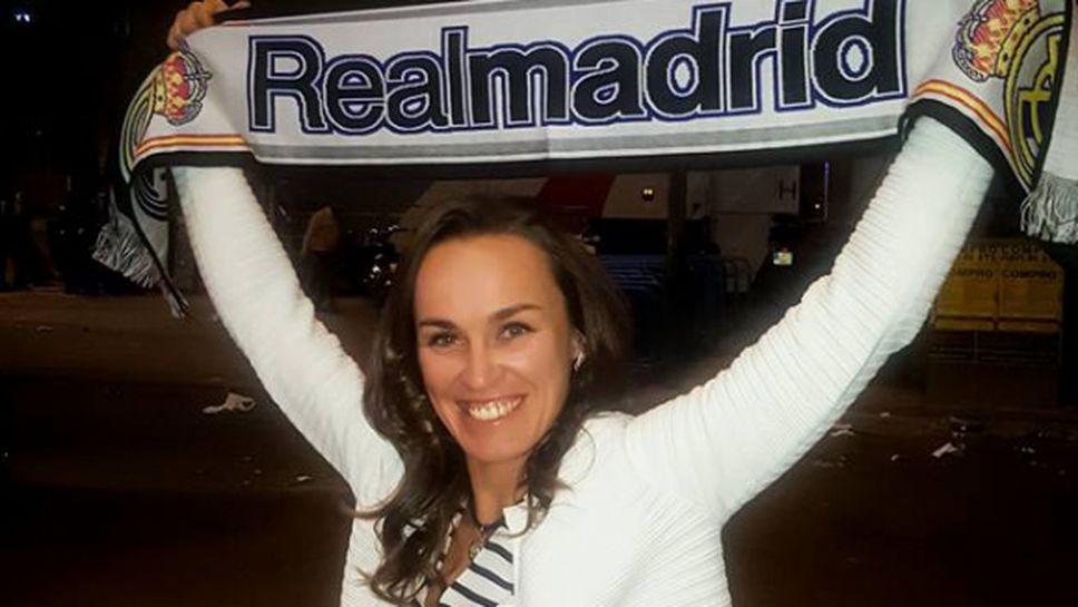 Мартина Хингис щастлива на "Сантиаго Бернабеу"