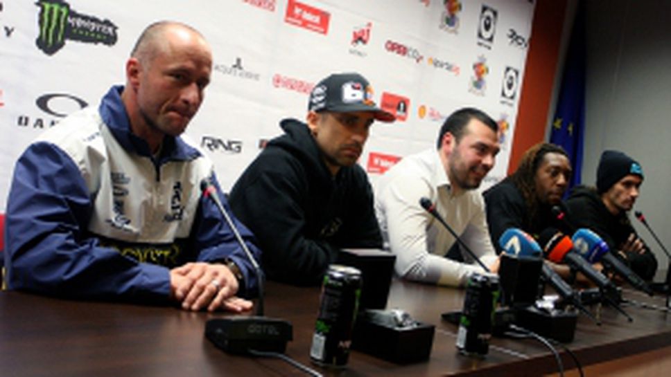 Пресконференция за предстоящото шоу по суперкрос в зала Арена Армеец - II