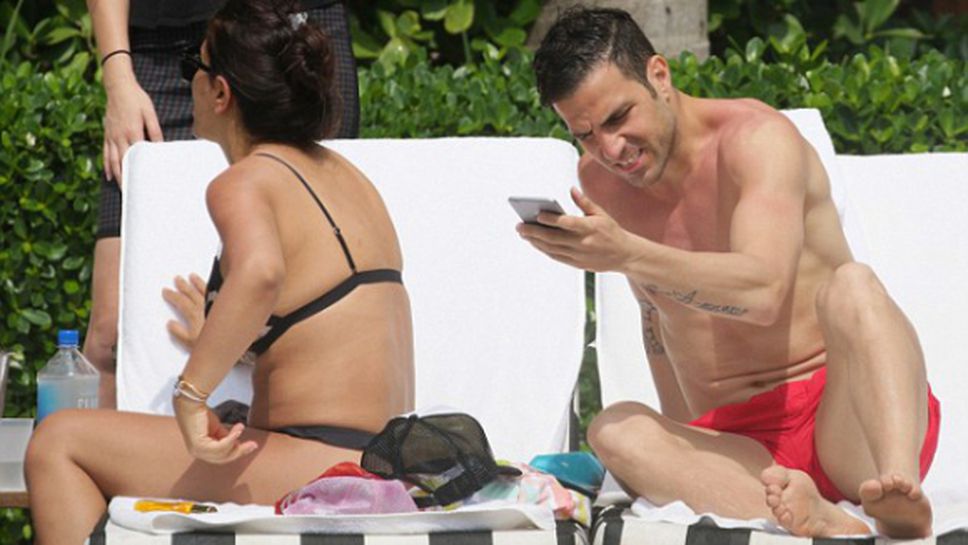 Сеск Фабрегас отмаря в Маями