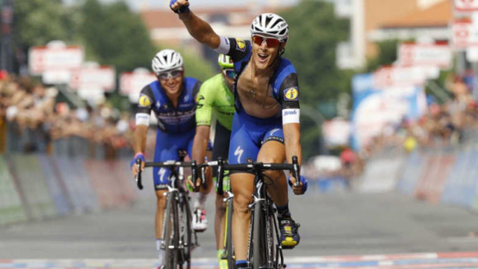 Късна атака на Трентин му донесе успех в най-дългия етап на Джирото