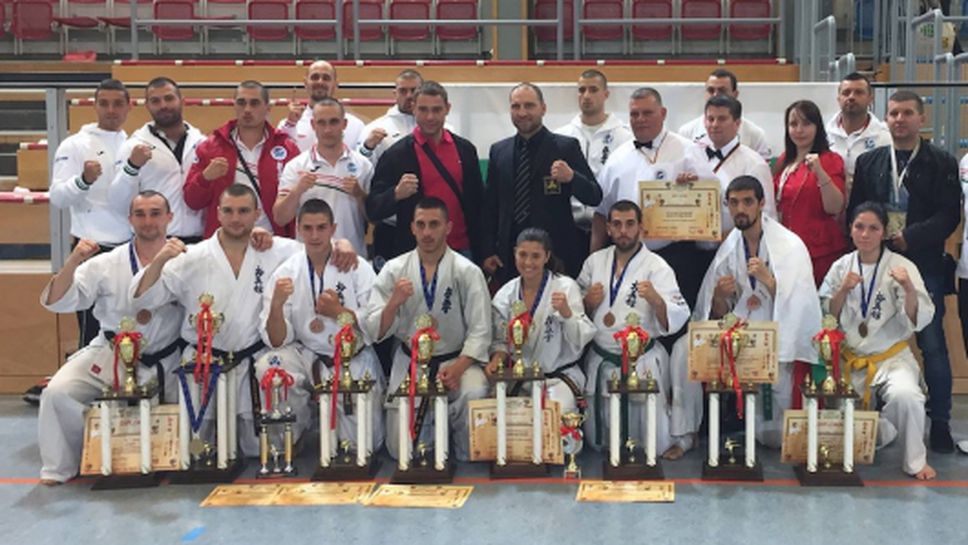 България с осем медала от европейското по киокушин-кан