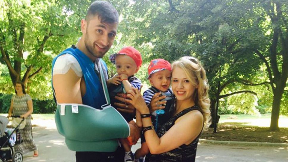 Цветан Соколов се радва на семейството си