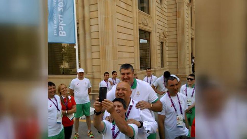 Кралев, Ганев и Йорданов с олимпийско селфи в Баку