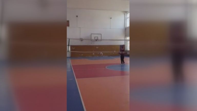 Юношата на Локомотив (Пд) Димитър Кирилов с уникално попадение в баскетболния кош