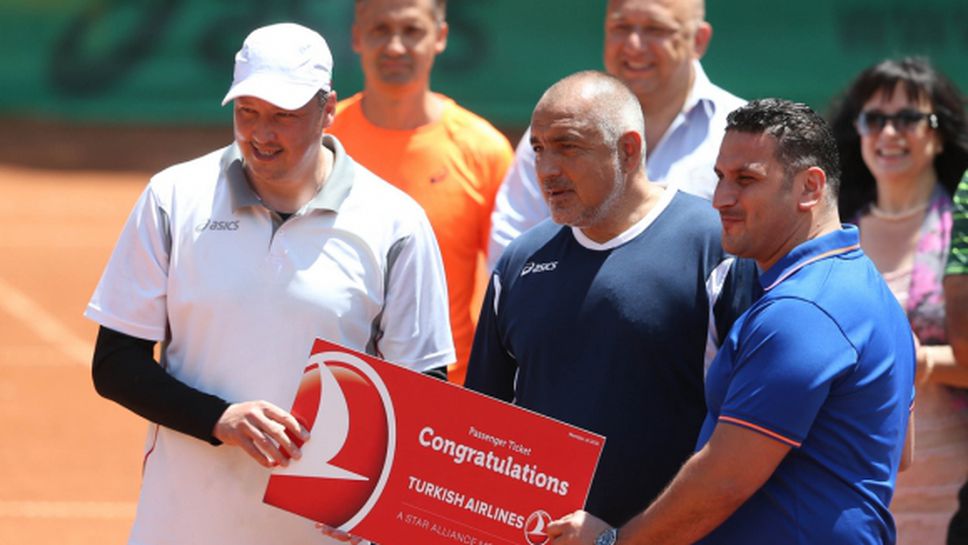 Бойко Борисов и Любо Пенев с четвърта титла на тенис (видео+галерия)