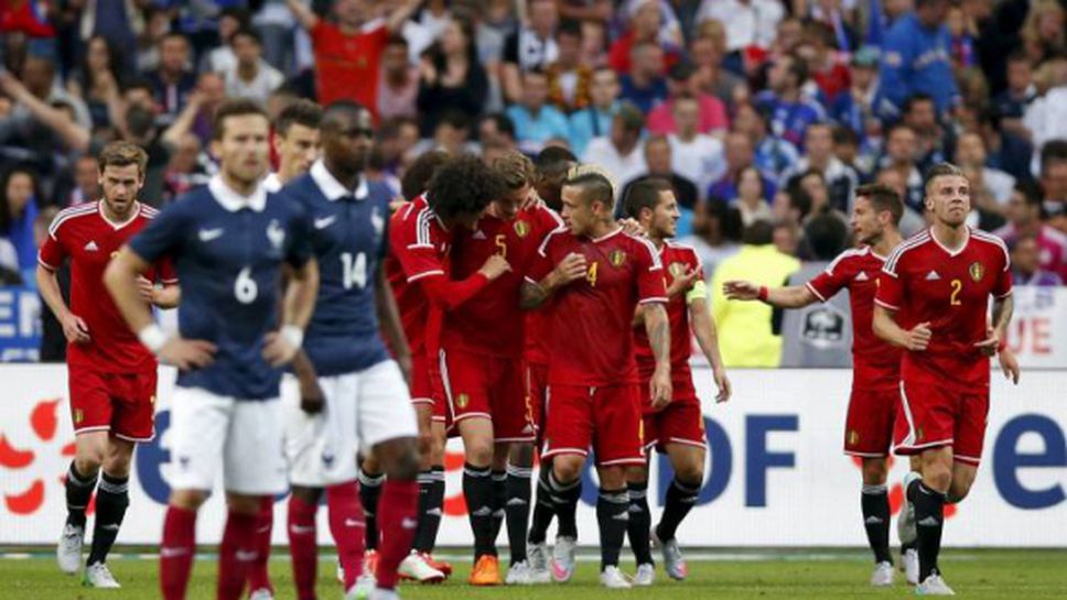 Белгия повали Франция в голово шоу насред Париж