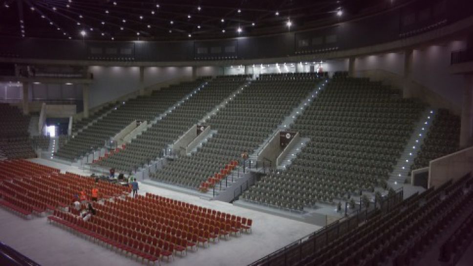 „Булстрад Арена“ в Русе отблизо - най-модерната и функционална зала в България