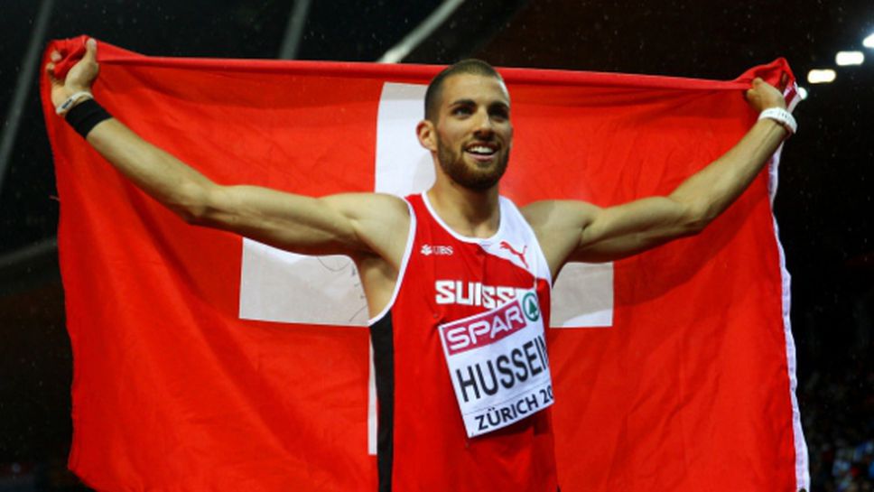 Швейцарската звезда в хърделите Карим Хюсеин на старт в Лозана
