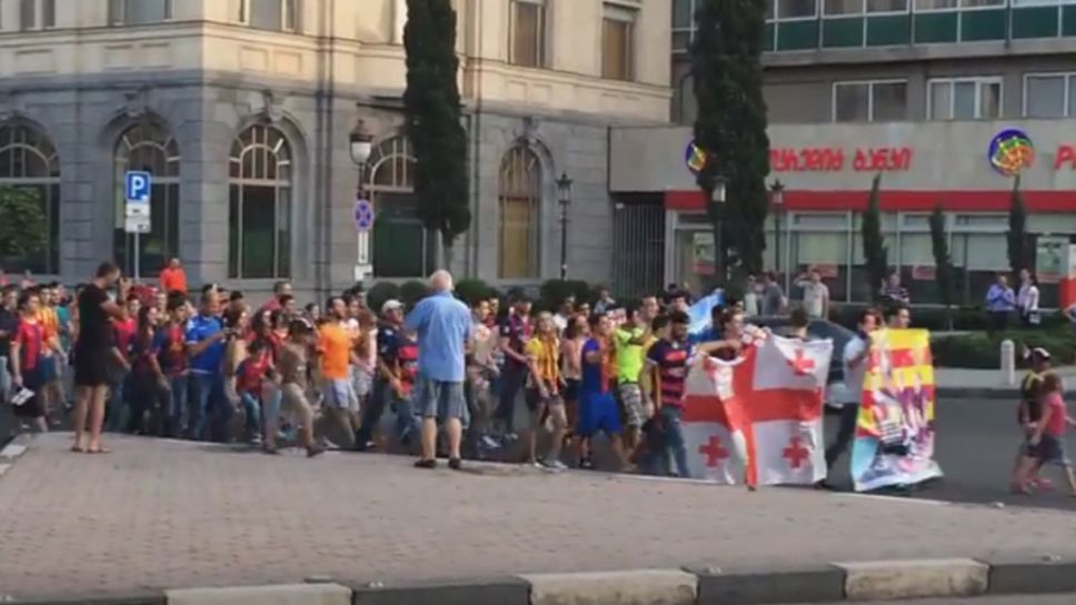 Каталунците шестват по улиците на Тбилиси