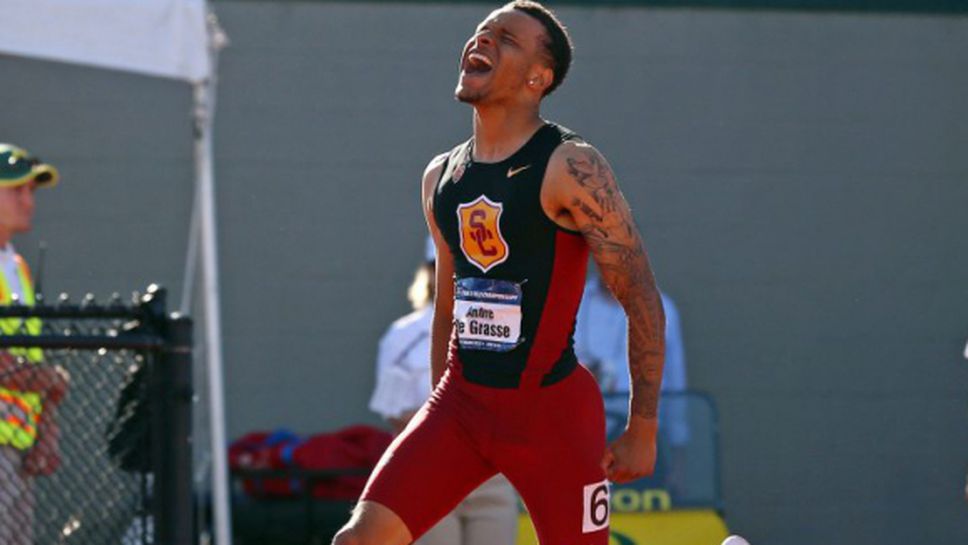 20-годишен канадец с  9.75 сек на 100 м и 19.58 сек на 200 м