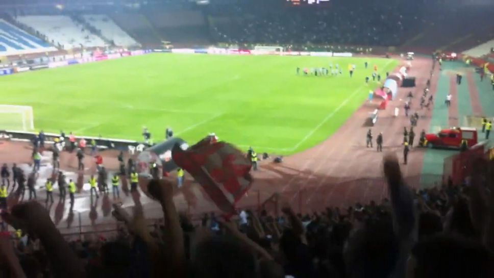 Радост в червено-бяло след победата над Партизан в дербито на Сърбия