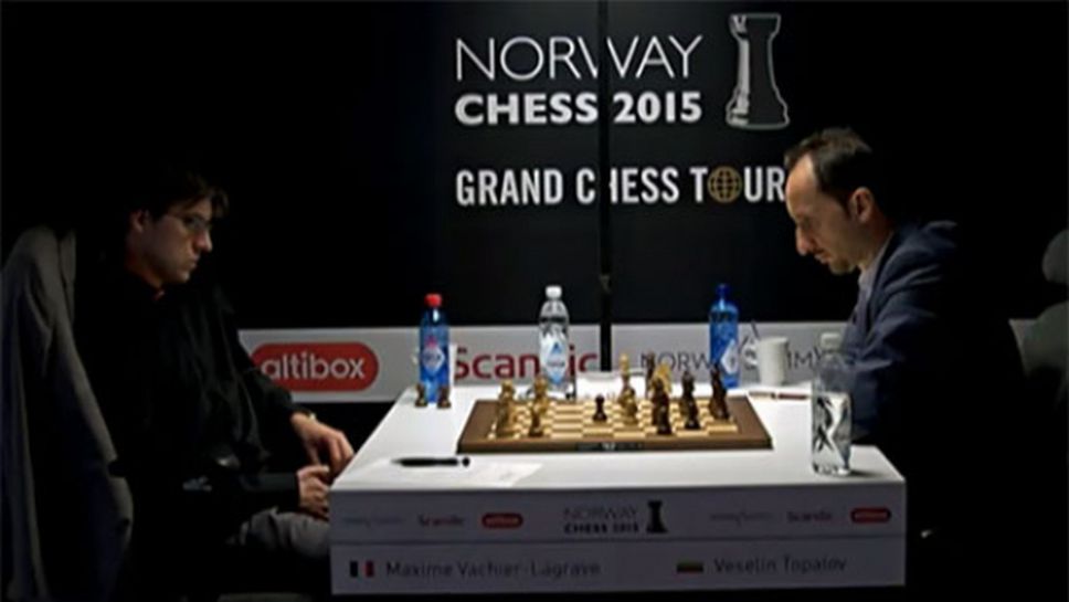 Веселин Топалов с втора победа на супертурнира в Ставангер