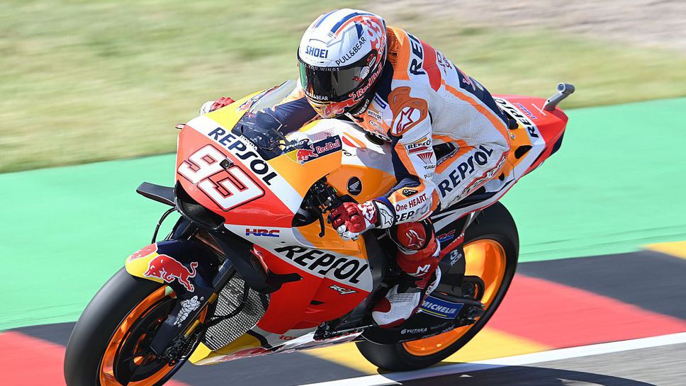 Марк Маркес даде най-добро време в първата тренировка за ГП на Германия