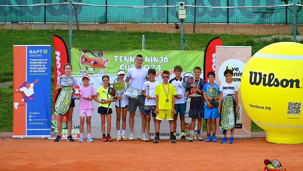 Виктор Георгиев и София Жечева са шампионите на Tennis Ninja Cup