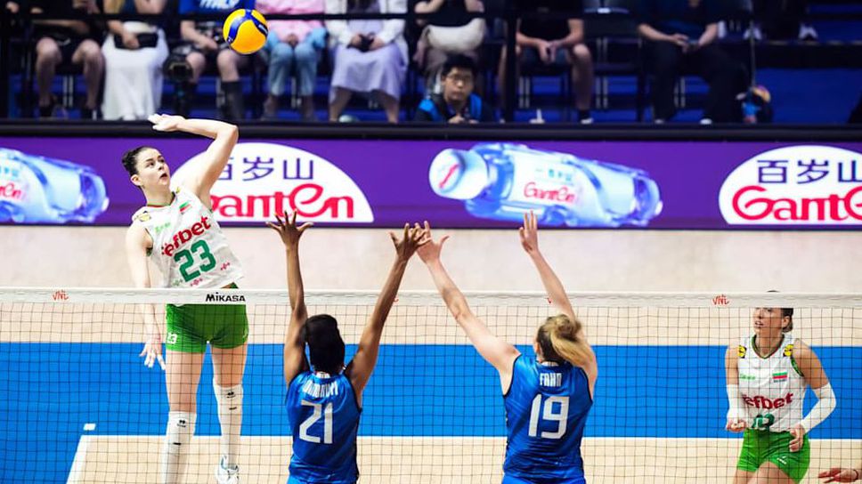 Волейболистките от женския национален отбор на България взеха гейм на