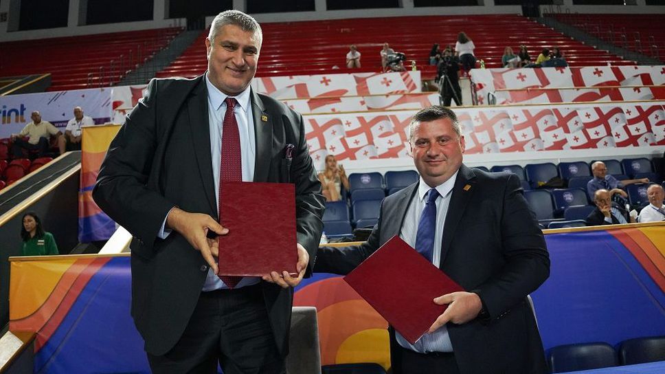 България и Грузия подписаха меморандум за взаимопомощ във волейбола