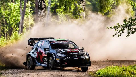 WRC тества виртуален шикан в шейкдауна в Латвия