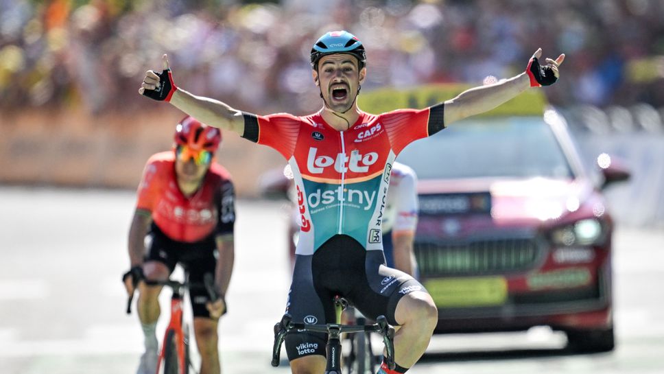 Белгиецът Виктор Кампенартс спечели 18-ия етап от Обиколката на Франция