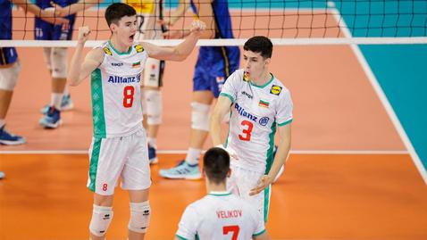България U18 с двама играчи в Идеалния отбор на ЕвроВолей 2026