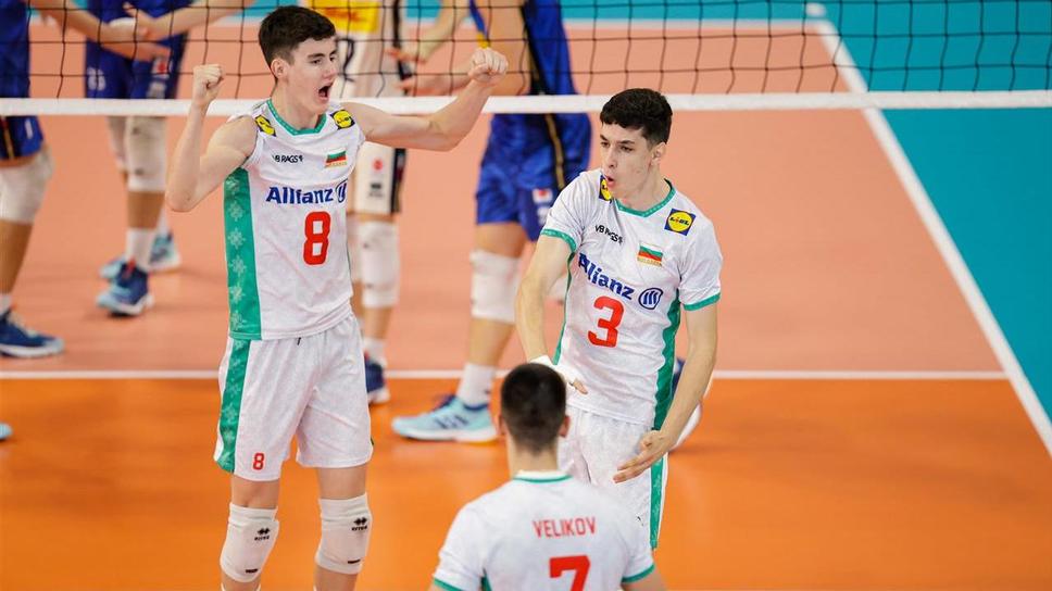 България U18 с двама играчи в Идеалния отбор на ЕвроВолей 2026
