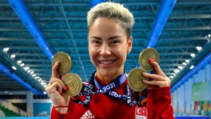 Състезаващата се за Турция Екатерина Аврамова спечели четири златни медала