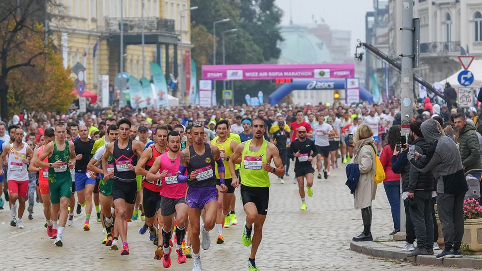 София се готви да посрещне 6000 бегачи на Wizz Air Sofia Marathon 2025