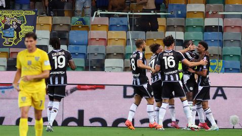  Пьотровски дебютира за победоносна Удинезе в Копа Италия 