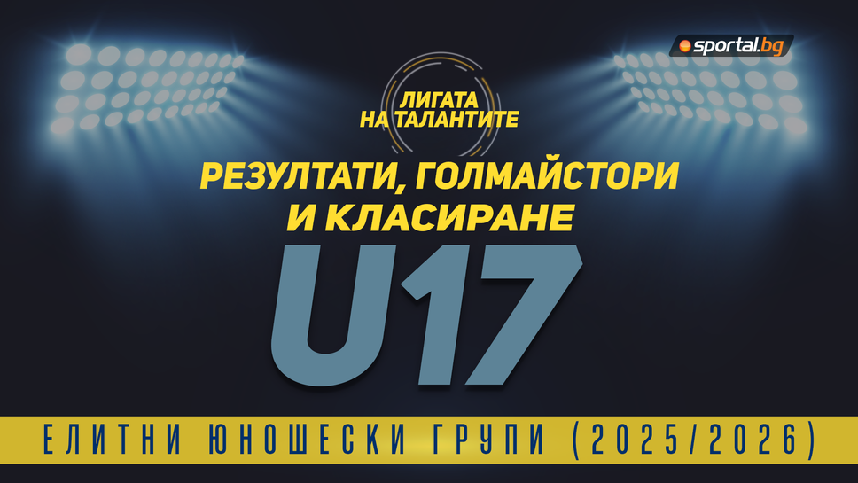 Резултати, голмайстори и класиране след 14-ия кръг на Елитната група до 17 години