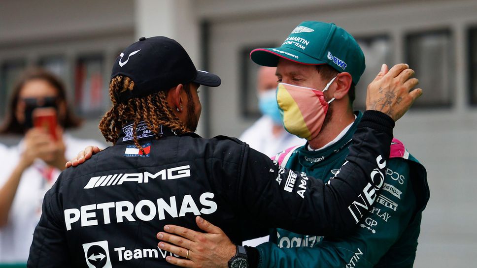 Фетел даде съвет на Хамилтън преди партньорството му с младока Ръсел