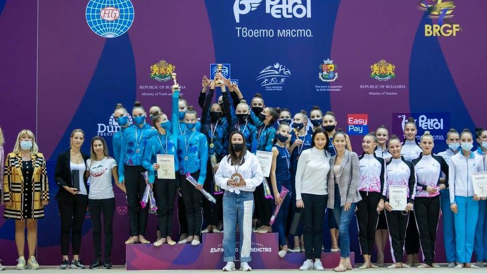 Левски Триадица стана шампион при жените на държавното първенство по художествена гимнастика за ансамбли