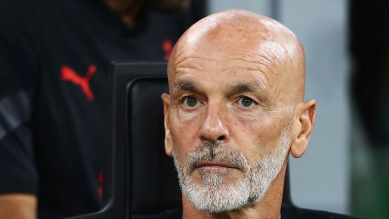 Треньорът на Милан Стефано Пиоли не бе щастлив след загубата