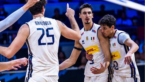 Световният шампион Италия не даде шанс на Украйна