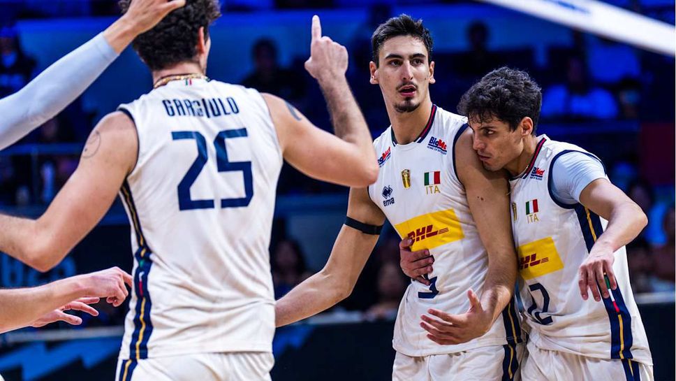 Световните шампиони от Италия не дадоха шанс на Украйна и