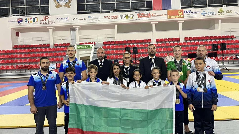 Български състезатели по джу джицу с 21 медала на състезание в Босна и Херцеговина