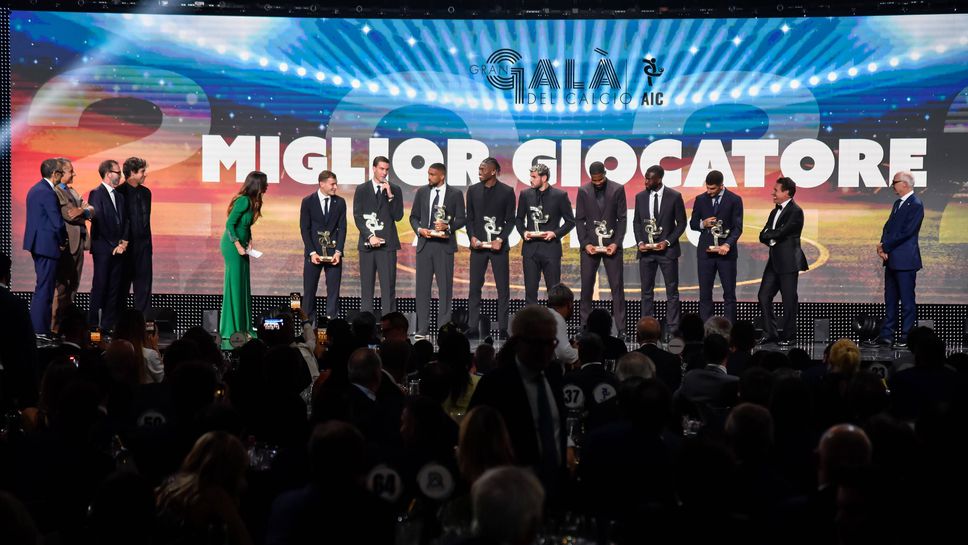 Шампионът Милан обра наградите в галавечерта на италианския футбол