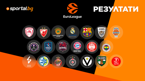 Ето какво се случи по терените на Евролигата тази вечер