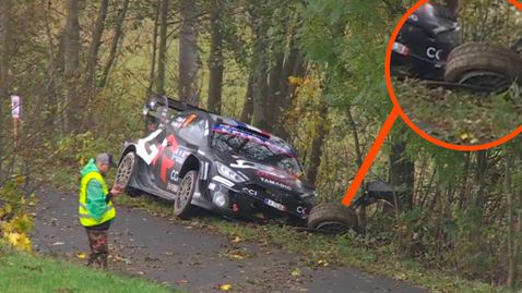 Ожие катастрофира и отпадна от рали „Централна Европа“