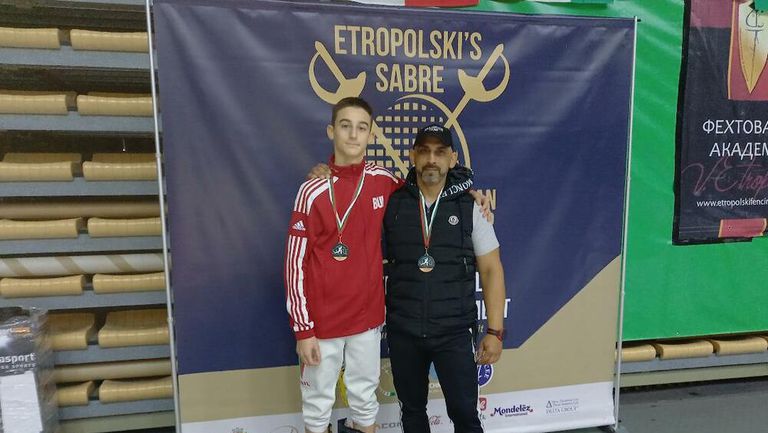 Никола Меицов спечели бронзов медал в турнира по фехтовка Сабята