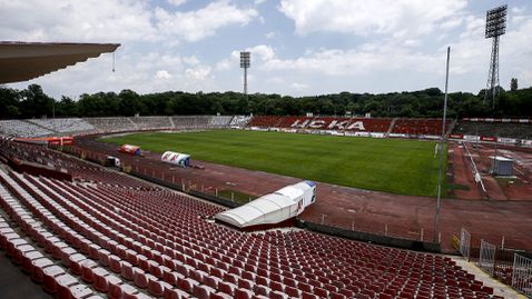  ЦСКА - София демонстрира по какъв начин ще наподобява строителството на новия стадион 