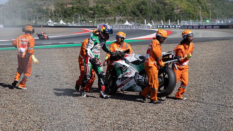 Йоан Зарко завърши сезон 2025 в MotoGP с най-много падания