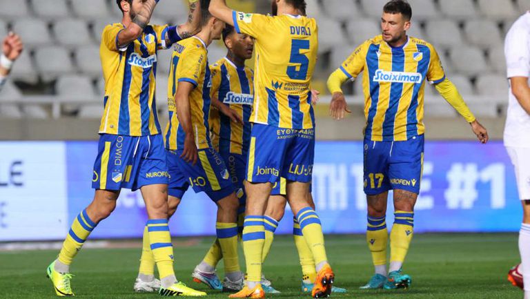 АПОЕЛ (Никозия) постигна девета поредна победа в първенството на Кипър