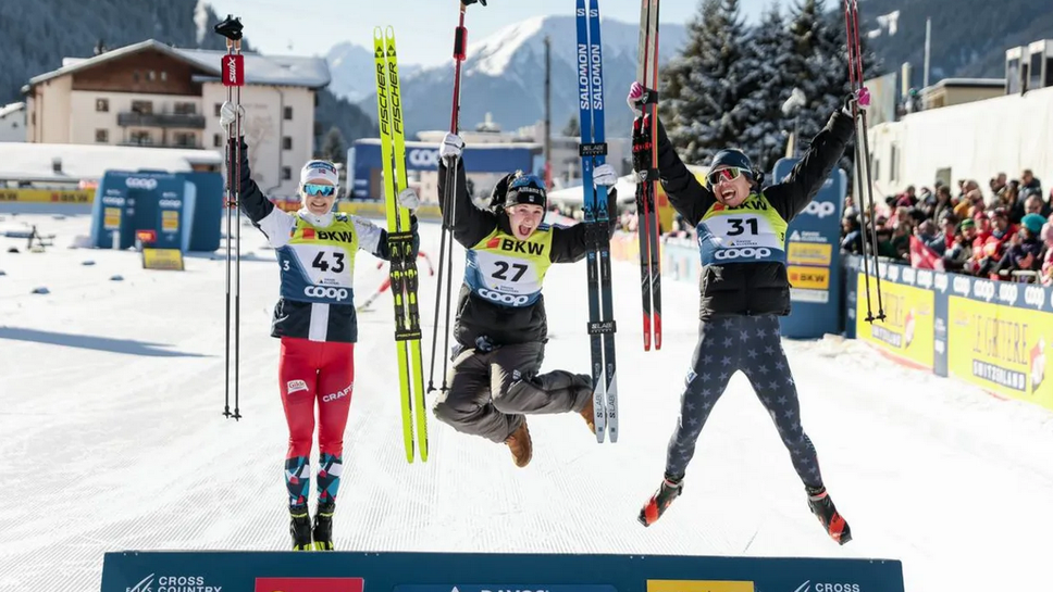 Джесика Дигинс спечели интервалния старт на 20 кмот Световната купа по ски бягане за жени в Давос
