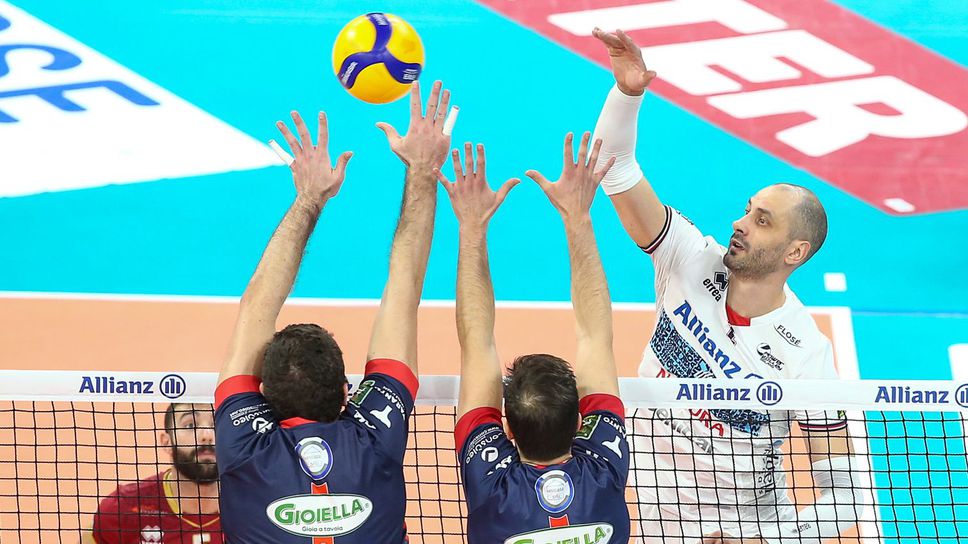 Матей Казийски с 14 точки (4 аса), Милано спечелиха тайбрек срещу Таранто с 15:3